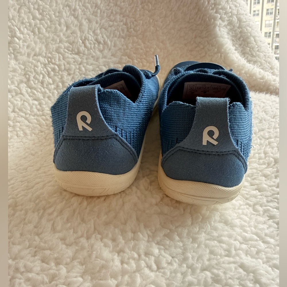 Reima Kids Blue Knit Sneaker - Breathable Everyday Shoe - Picture 10 of 16